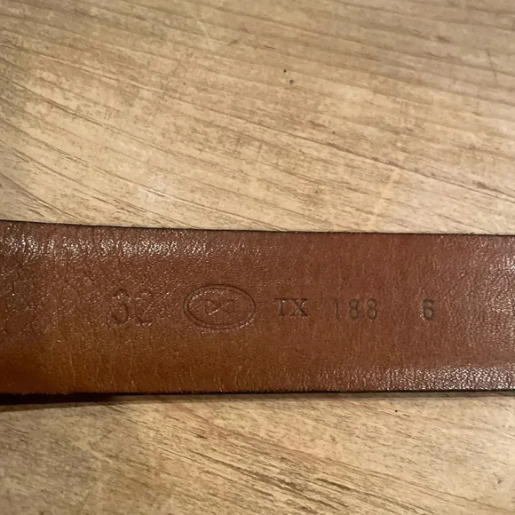 NWOT Trafalgar Unisex leather/black/silver belt Made in USA Men’s 32 - Picture 8 of 11